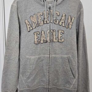 American Eagle Cream Hoodie